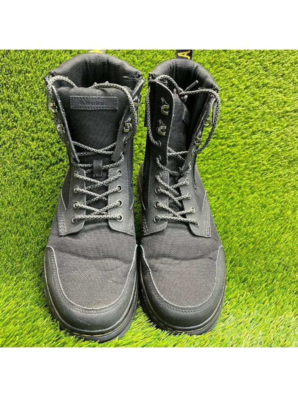 Dr. Martens Combs Zip Mens Size 12 Black Classic Outdoor Lace Up Ankle Boots